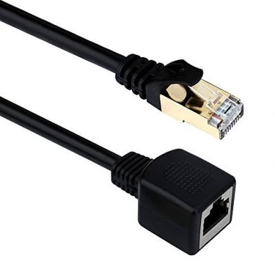 China Breakproof Cat7 Patch Cord Extension Cable With Male To Female Connector for sale