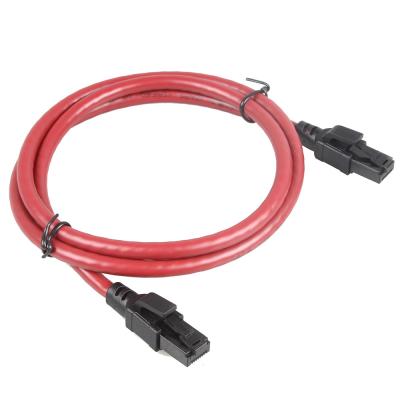 China Ethernet-Kabel-Doppelt-Hülle 24 des Netz-Cat6 AWG-Lehre im Freien 24 Ft zu verkaufen