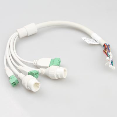 China Black Ethernet Camera Lan Cable RJ45+3.81 Multipurpose Stable for sale