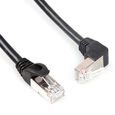 China Durable Cat6 RJ45 SFTP Shielded Ethernet Cable Straight To 270 Degree for sale