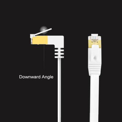 China Stable White Flat Cat6 Ethernet Cable , Practical Gigabit Ethernet Cord for sale