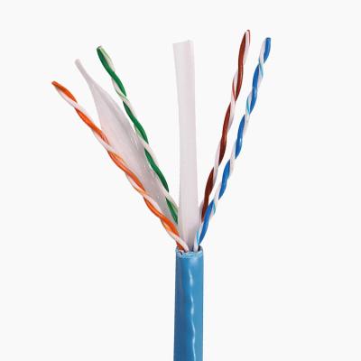 China Cat6a 1000 Ft Ethernet Lan Cables 23AWG 0.58mm Solid Copper 500Mzh PVC LSZH Jacket for sale