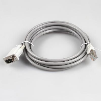 China Arnés de cable industrial 26AWG 8P8C RJ45 de Ethernet de CAT5E a DB9 Gray Color femenino en venta