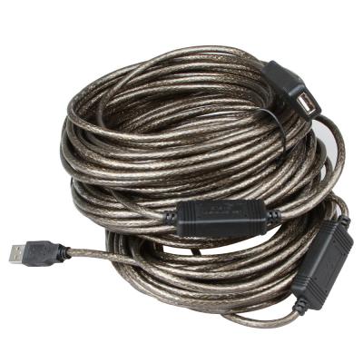 China Durable PVC USB Active Repeater Cable , 30M USB Repeater Extension Cable for sale