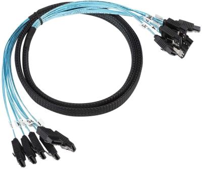 Китай Женский провод Splitter обуздывает кабель 6Gbps SATA III HDD 7pin к 7pin для сервера продается