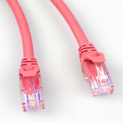 China 26AWG FTP UTP Cat6a Patch Cord 4 Pair Red Color Multipurpose for sale