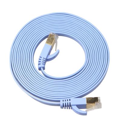 China 30 AWG Practical Flat UTP Cable , RJ45 CAT6 Ultra Thin Patch Cable for sale