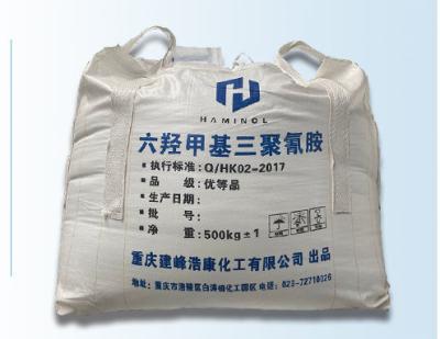 中国 結晶C9H18N6O6 ヘキサメチロールのメラミン ホルムアルデヒドの樹脂の粉 販売のため