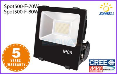 China Ra 75 80w Warm White super bright outdoor led flood lights 7200lm for sale