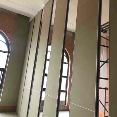 China High Space Acoustic Operable Partitions , Soundproof Retractable Wall for sale
