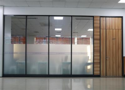 China Soundproof Office Glass Partition Walls For Office And Meeting Room for sale