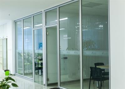 China Office Glass Partition Walls Tempered Glass Room Dividers For Office for sale