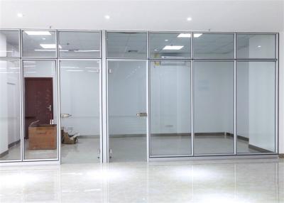 China Shatterproof Acoustic Office Glass Partition Walls High Compartment for sale