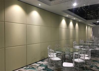China Fireproof Foldable Partition Walls Commercial With Wooden And Aluminum Material for sale
