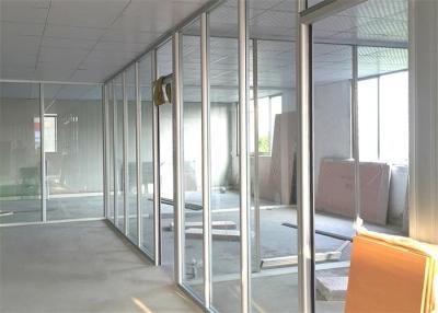 China Factory Direct Office Glass Partition Walls Aluminium Channel Glass Wall for sale