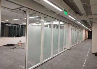 China SGS Lightweight Movable Glass Partition Walls For Space Division for sale