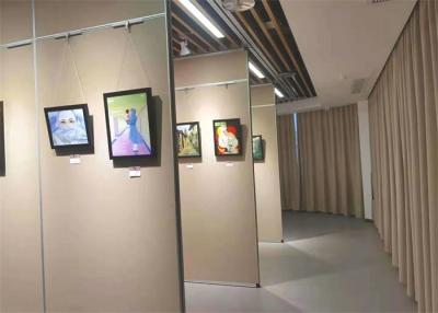 China Gallery Hanging Mobile Partition Wall Display Board Modular Partition Wall Systems for sale