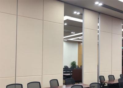 China 85mm Sliding Room Dividers , Wooden Partition Collapsible Divider Wall for sale