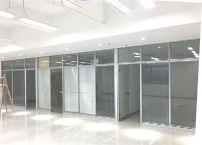China 12mm Tempered Glass Single Glazed Partition , Full Height Glass Partition for sale
