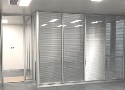 China OEM Office Room Glass Partition Wall Single Glazed Glass Office Divider Walls for sale