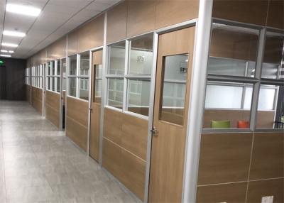 China Half Height Office Wooden Partition Walls for sale