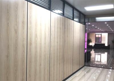 China Anodized Office Wooden Partitions Demountable Wall Systems for sale