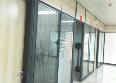 China Aluminium Frame Glass Partition For Office Building for sale