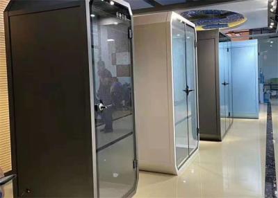 China Multisize Soundproof Meeting Pod With Glass And Aluminum Material for sale