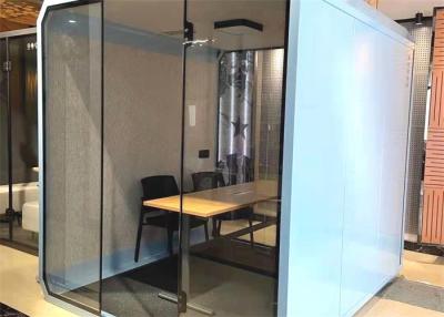 China 4 Capacity Acoustic Telephone Booth , Private Phone Booth For Office for sale