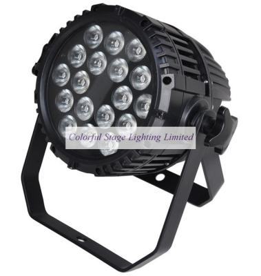 China UL Listed 18x10W Outdoor RGBW Quad color Waterproof LED Par Stage Lighting for sale