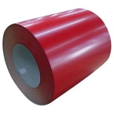China Red Prepainted Galvalume Coil 600-1250mm Color Coated Steel Coil for sale