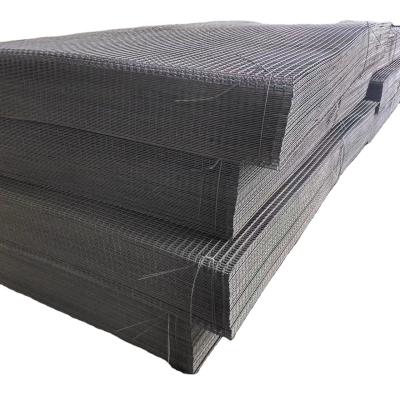 China High Quality Stainless Steel Iron Rebar black welded wire mesh fence panels in 6 gauge for sale