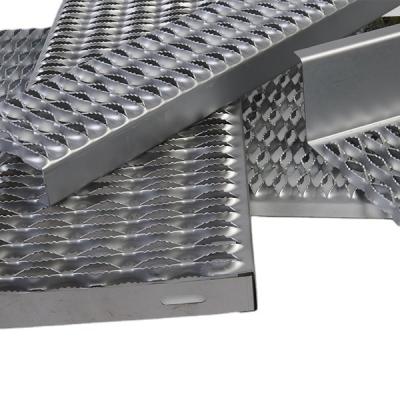 China Diamond Hole Perforated Metal Safety Grip Strut Grating For Anti Skid Catwalk for sale