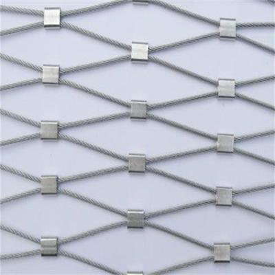 China 7x7 Stainless Steel sns flexible stainless steel wire rope mesh slope for sale