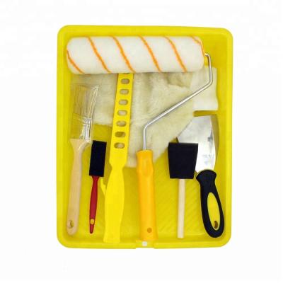 China Factory price Sponge Paint Tool Kit, Plastic Paint Tray With Brush Set paint tool kit for sale