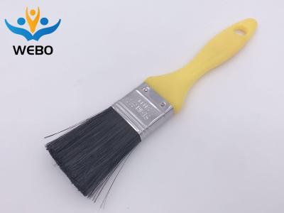 China 38mm stainless steel ferrule PET bristle red plastic handle paint brush for sale