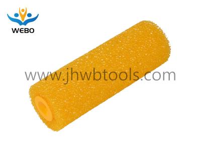 China Factory Wholesale Chinese foam yellow waterbased Texture foam paint roller for sale
