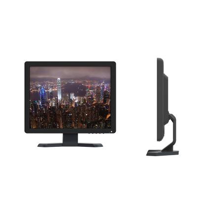 China Black Wall Mounted Office Computer Monitors 17 Inch Portable TV Touch Screen for sale