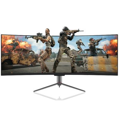 China 49 Inch 5K 75hz LCD LED Curved Monitor PC Computer Gaming Monitors for sale