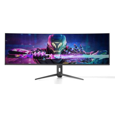 China Super Wide Screen 49 Inch LCD 5K Monitor Gaming Curved Monitor for sale