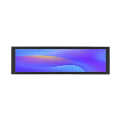 China Custom 8.8 Inch 1920x480 Bar Display LCD Display Small Supermarket Screen With Android for sale