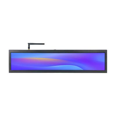 Cina Prezzo di fabbrica 19 pollici Piccola dimensione Ultra Largo Stretch Bar schermo LCD Display Digital Signage in vendita