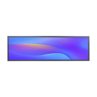 China 28.6 Inch Ultra Wide Shelf Edge Advertising Digital Signage Monitor Type Stretched Bar LED Display Screen for sale