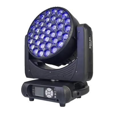 China Professional LED Stage Lighting 37pcs 15w RGBW 4 In 1 Zoom LED Moving Head Light for sale