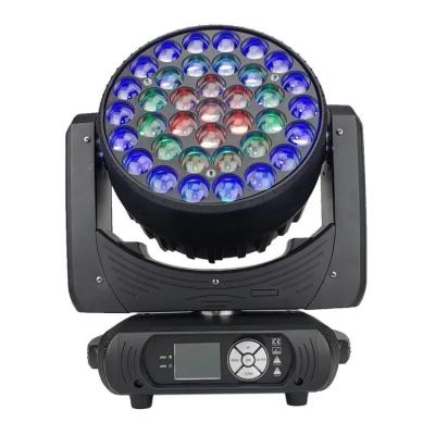 China Professional Stage Lighting 37x10W 4 In 1 High Brightness LED Wash Moving Head for sale