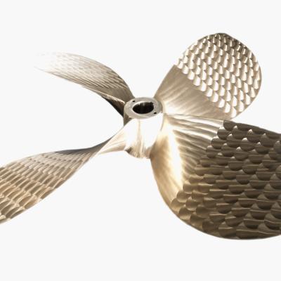 China High Efficiency Wooden Boat Propellers Bronze Fixed Pitch Marine CU3 Ship Propeller for sale