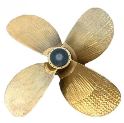 China Corrosion Resistant Marine Boat Propellers CU3 Bronze 4 Blades Diameter 800-8000mm for sale
