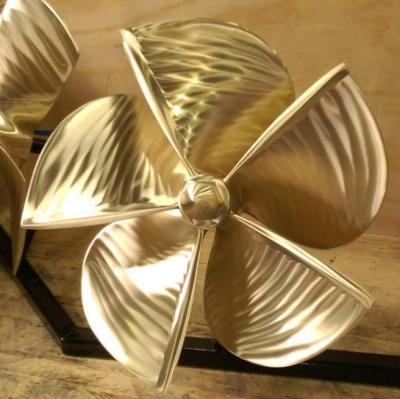 China High Speed  Cruise Ship Propeller CU3 Bronze Fixed Pitch Ship Yath Propeller for sale