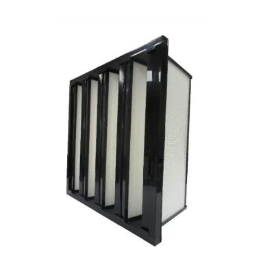 China V Bank 99.99% Air Purifying HEPA Air Filter Element For Clean Room for sale