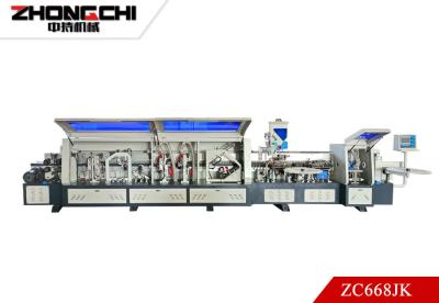 China PUR Glue Double Glue Function Wood Edging Machine Woodworking Edge Banding Machine for sale